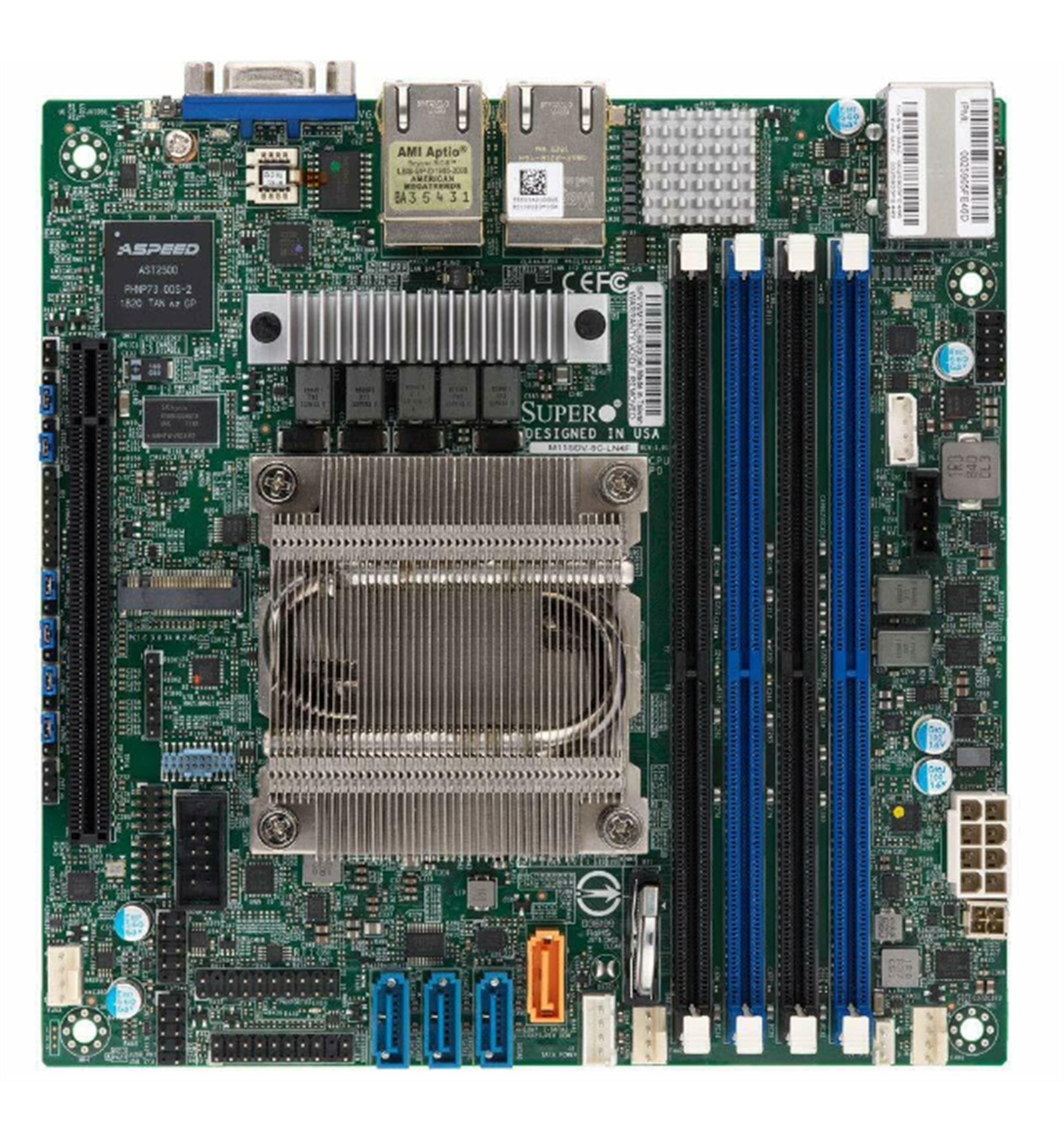 SUPERMICRO MBD-M11SDV-8C-LN4F Sistema su chip Mini-ITX